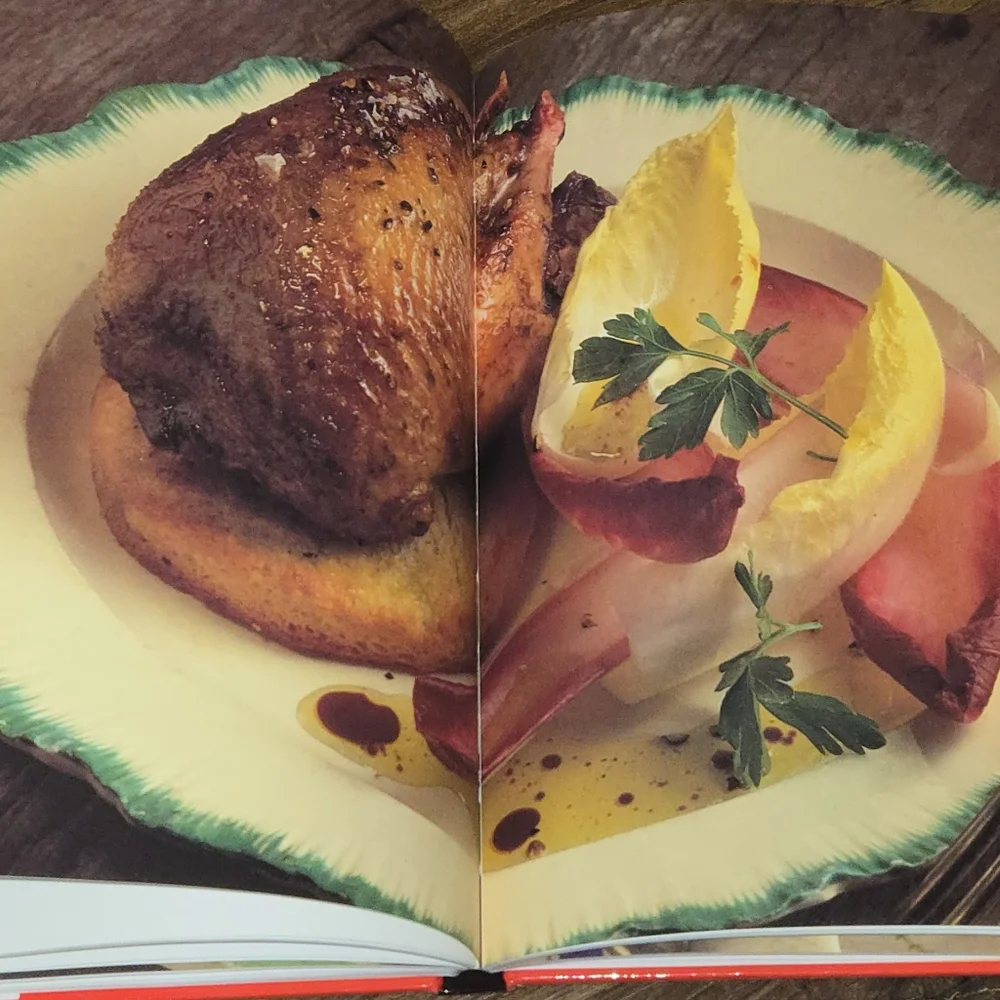 Vintage 1996 Cooking with the Two Fat Ladies Cookbook The Food Network Hardcover